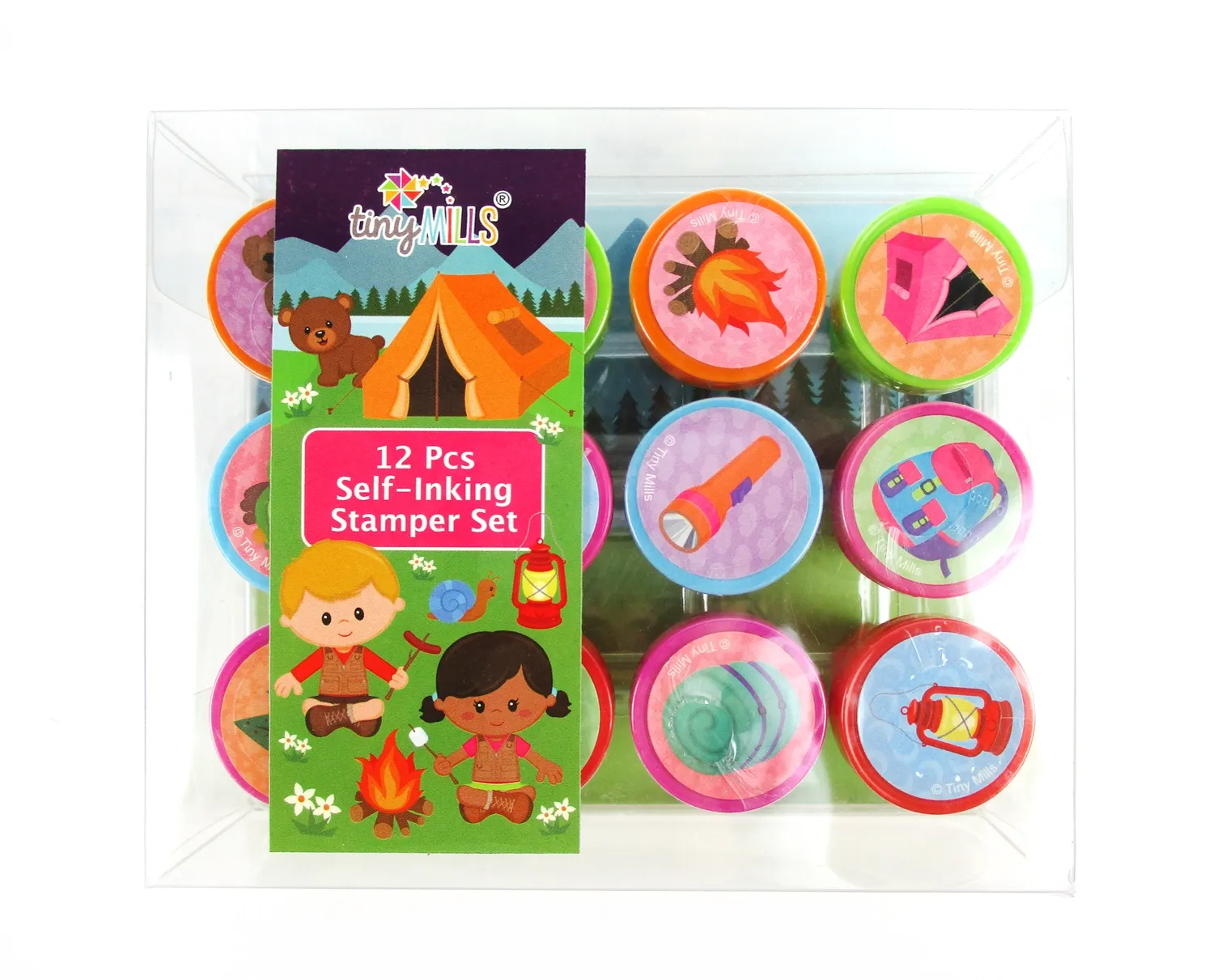 Tiny Mills Stamp Kits for Kids, Color: Camping