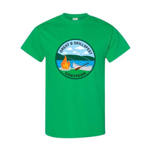 Great 8 Skillsfest Shirt, Size: S, Color: Green