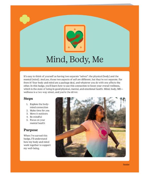 Senior Mind, Body, Me Badge Requirements