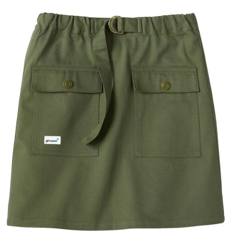 C/S/A CARGO SKIRT OLIVE GREEN XL