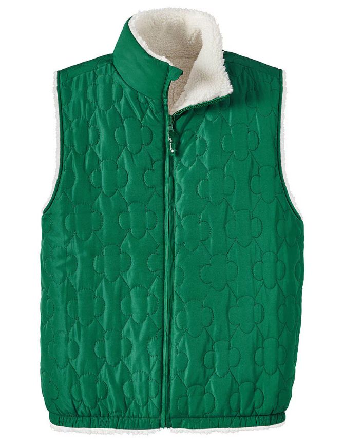 Adult Trefoil Reversible Puffer Vest