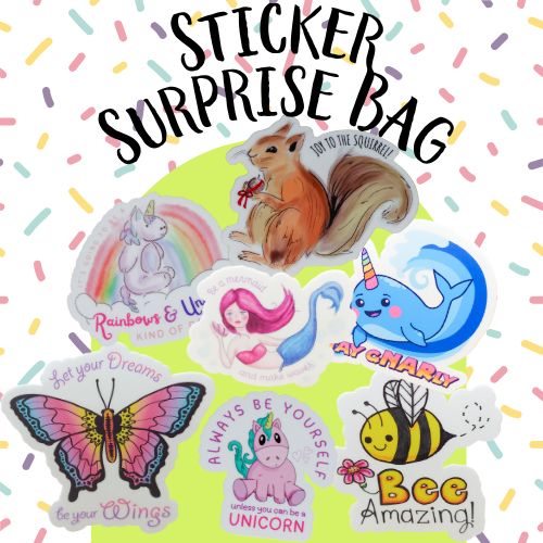 10 Pc Sticker Surprise Bag