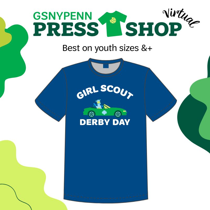 Girl Scout Derby Day Transfer