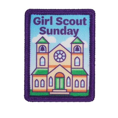GIRL SCOUT SUNDAY 2025 FUN PATCH