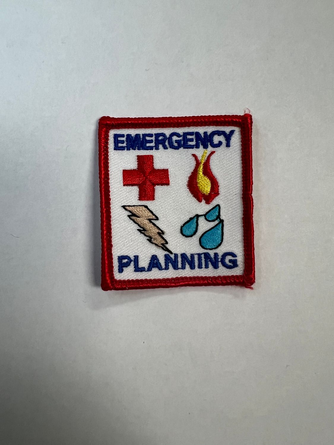 EMERGENCY PLAN (4 symbols)  AFP Sew On
