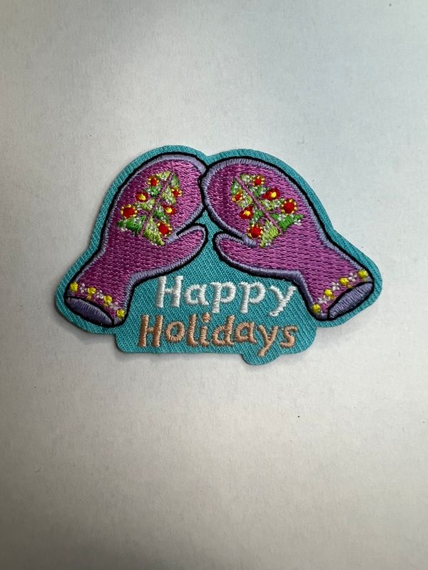 HAPPY HOLIDAYS (mittens) AFP
