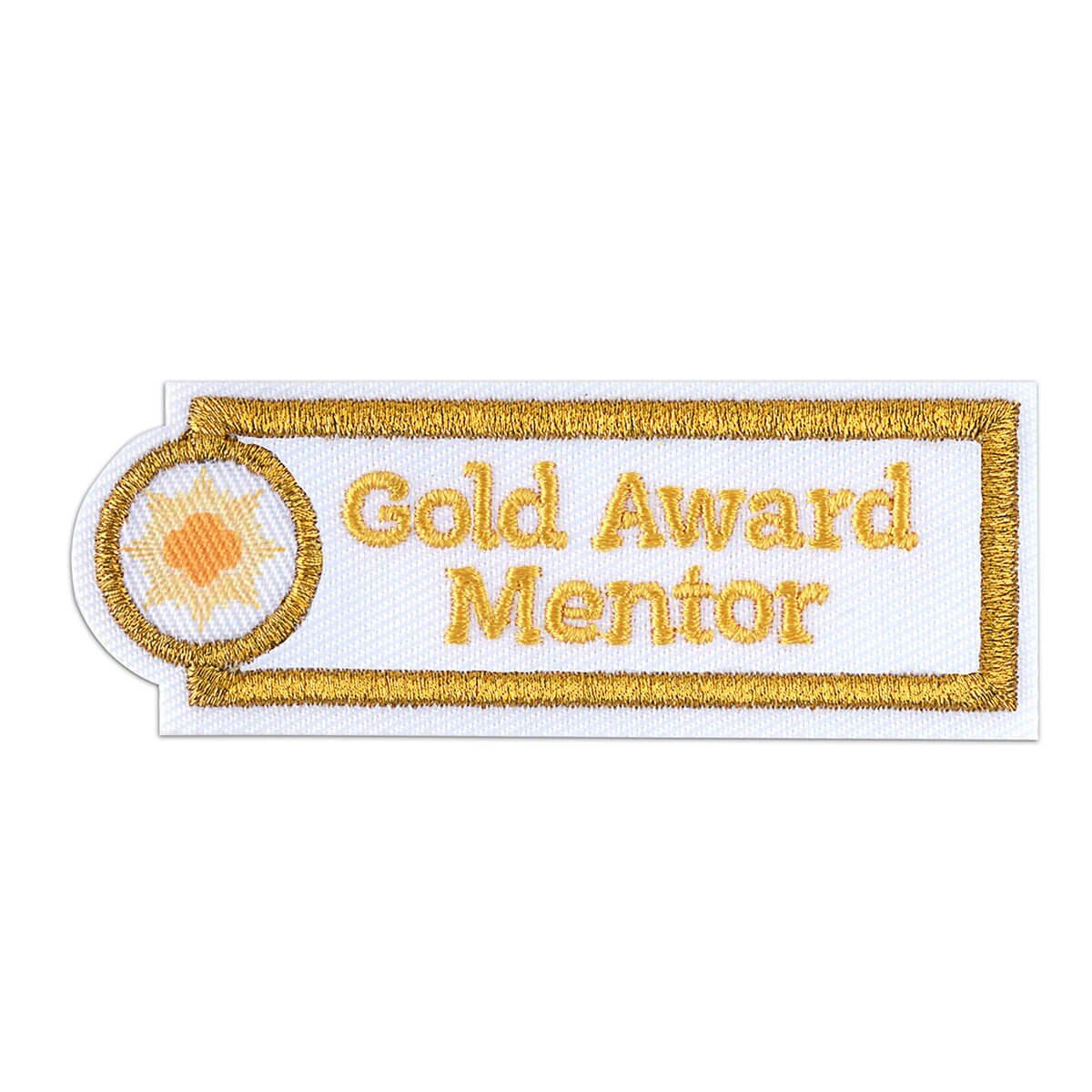 GOLD AWARD MENTOR PATCH
