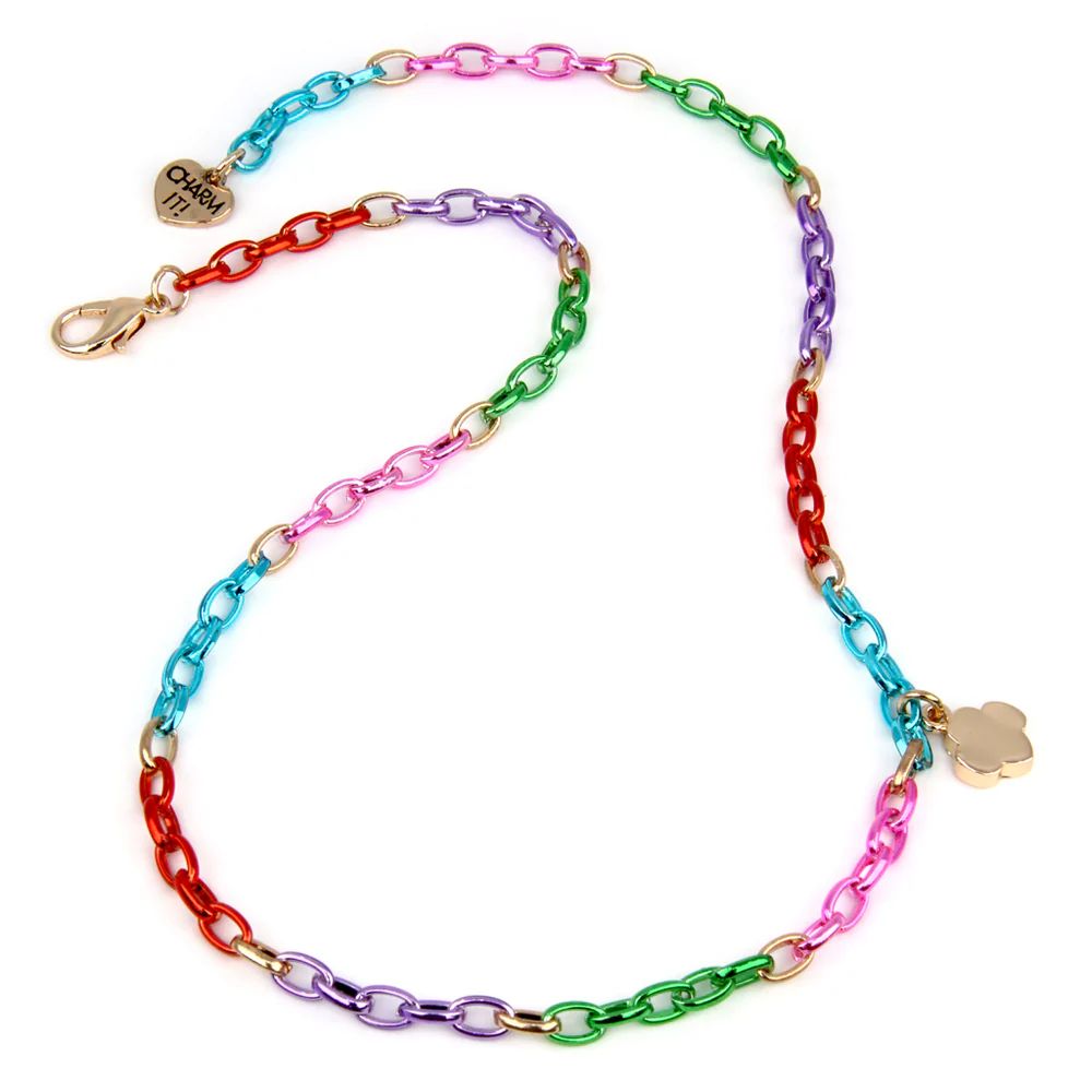 CHARM IT! Girl Scout Gold Multi-Colored Chain Necklace