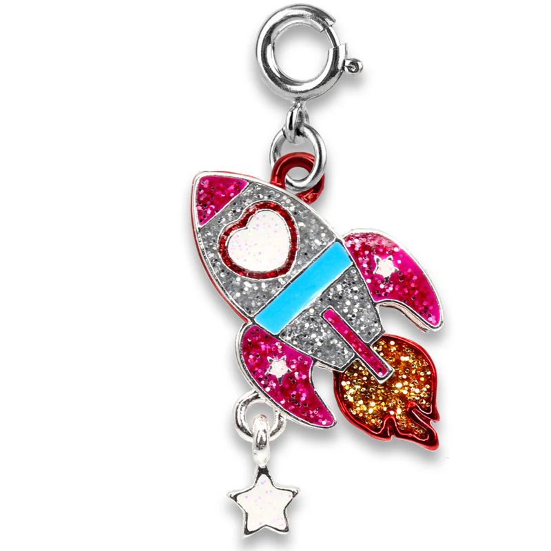 CHARM IT! Glitter Rocket Charm