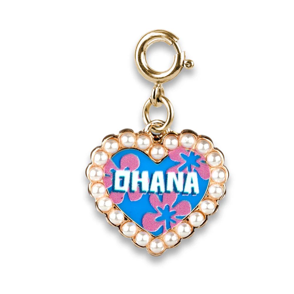 CHARM IT! Gold Ohana Pearl Heart