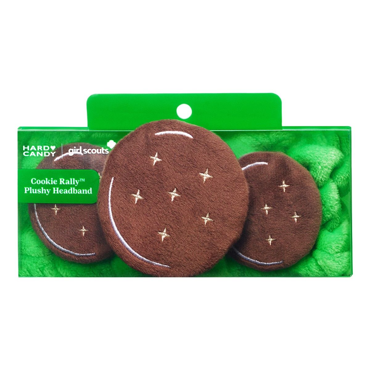 Hard Candy x Girl Scouts Cookie Rally Plushy Headband- Thin Mints