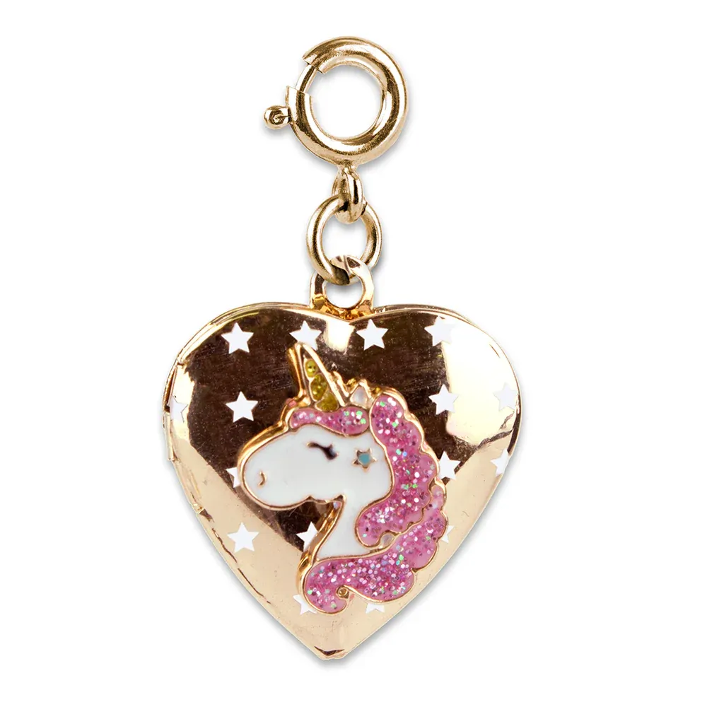 CHARM IT! Gold Unicorn Locket
