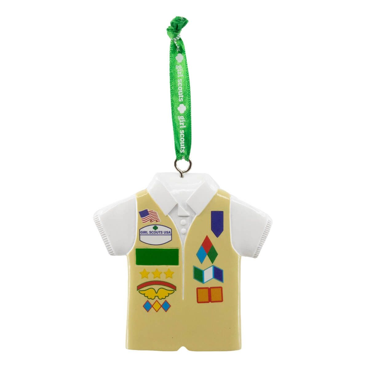 Girl Scout Cadette, Senior, Ambassador Vest Ornament