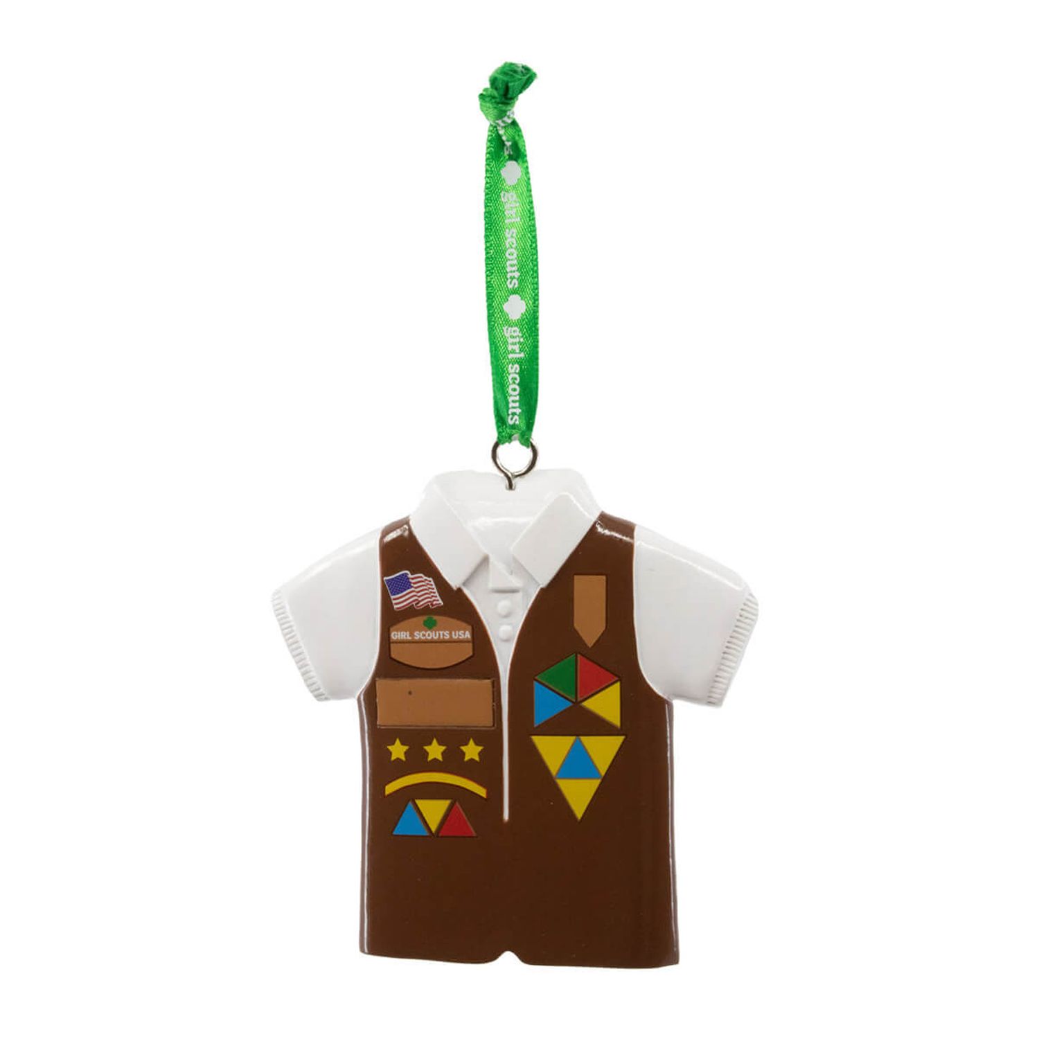 Girl Scout Brownie Vest Ornament