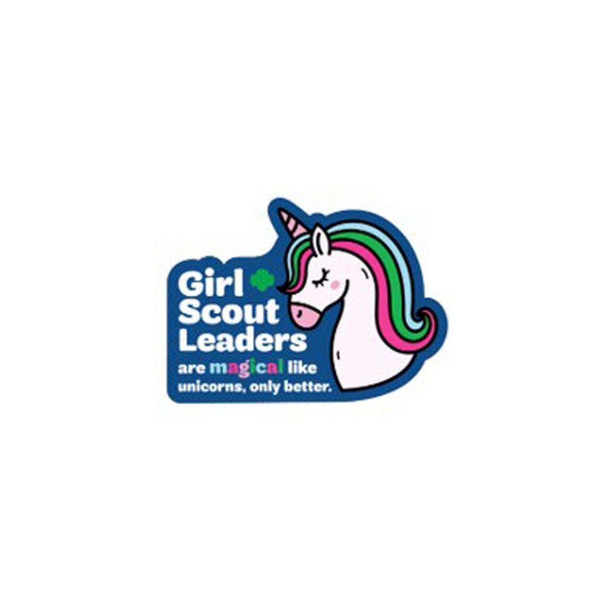 Girl Scouts X Supermix Studio Unicorn Leader Iron-On Super Fun Patch