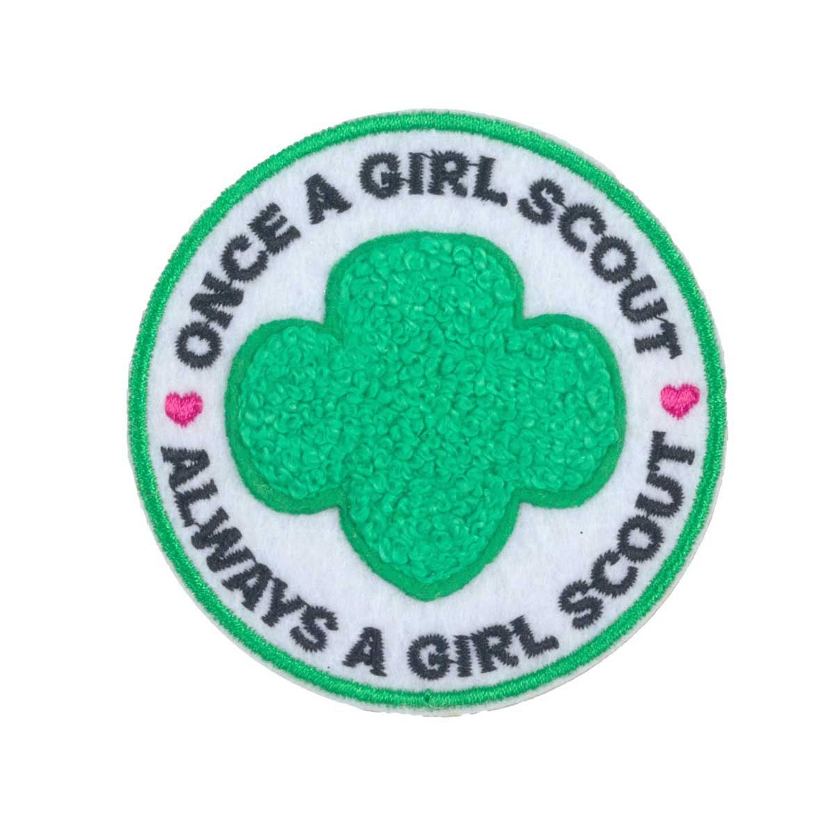 Girl Scouts X Supermix Studio Once A Girl Scout Iron-On Super Fun Patch
