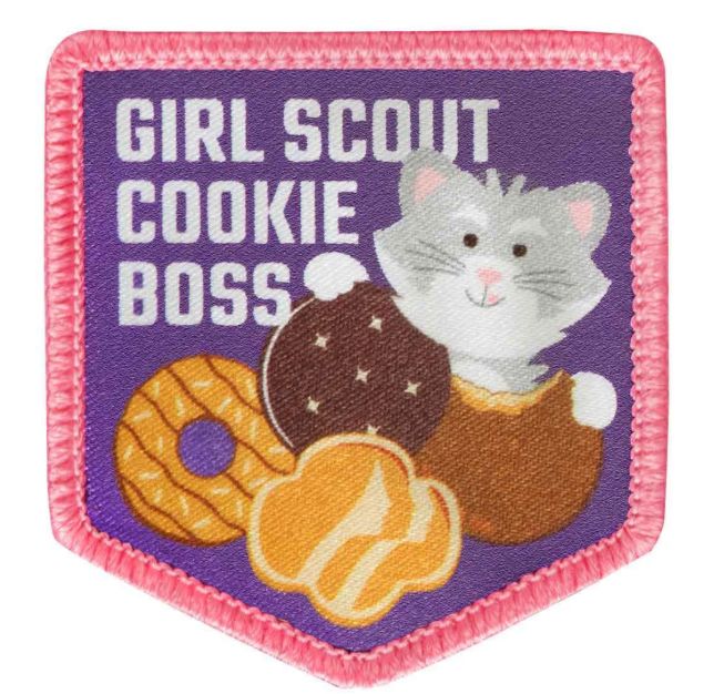 Cookie Boss Kitten Sew-On Patch