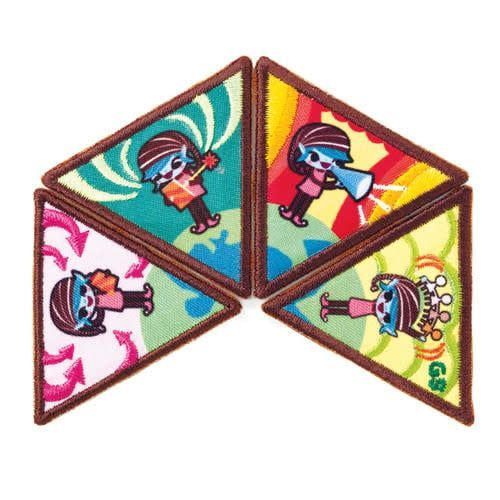 B WORLD OF GIRLS AWARDPATCH