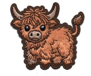 highland cow patch