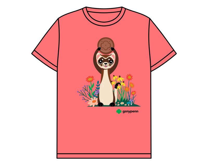 Shirley Ferret Cookie Mascot T-Shirt 2026
