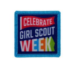 Girl Scout Week Banner Sew On Patch