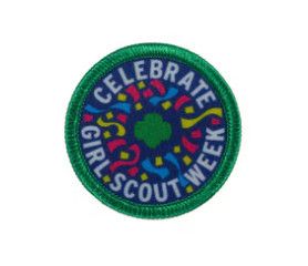 Girl Scout Week Confetti Sew-On Patch