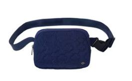 QUILTED TREFOIL BELT BAG