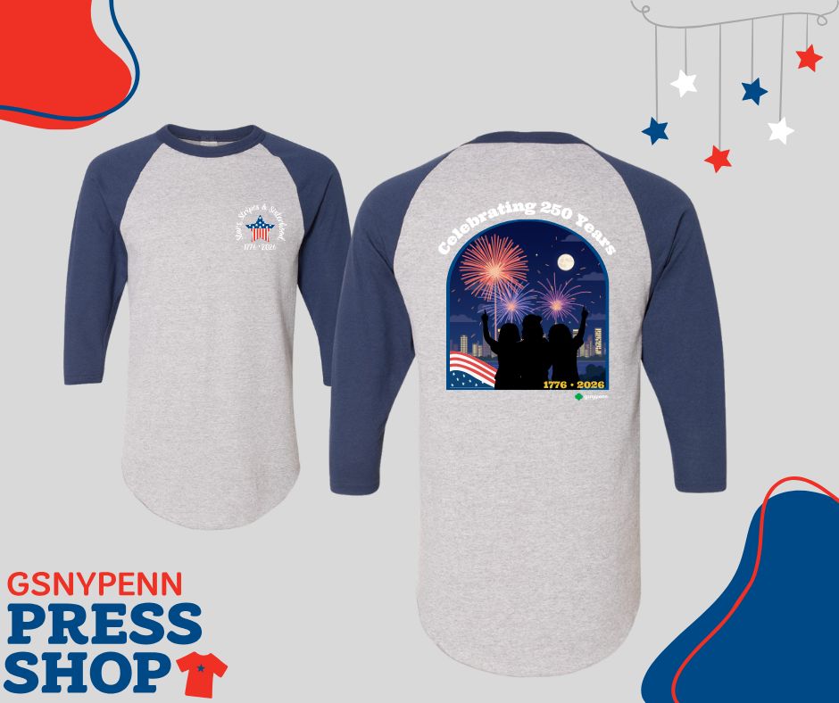 America 250 Raglan 3/4 Sleeve T-Shirt