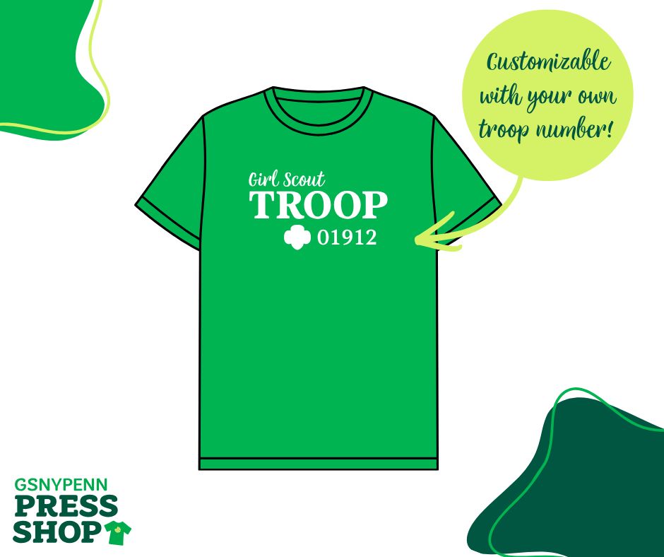 Girl Scout Troop T-Shirt- Customizable!