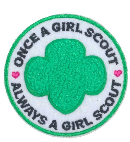 GS X SUPERMIX ONCE A GIRL SCOUT SUPER FUN PATCH