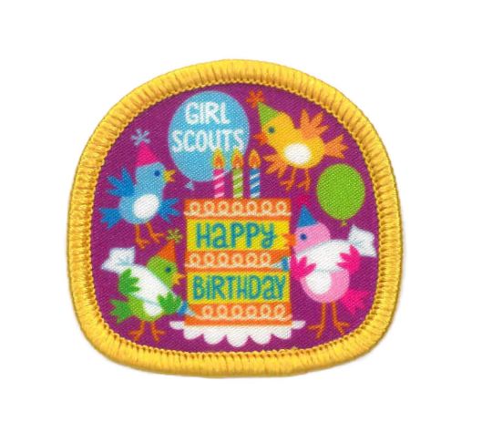 HAPPY BIRTHDAY BIRDS PATCH