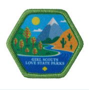 GIRL SCOUTS LOVE STATE PARKS FUN PATCH 2026