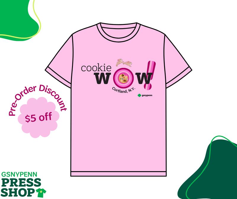 2027 cookieWOW! Ready to Explore T-Shirt Pre-Order