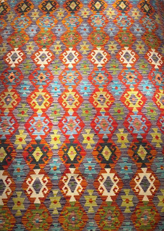Hand Woven Kilim 11&#39;5 x 8&#39;6&quot;