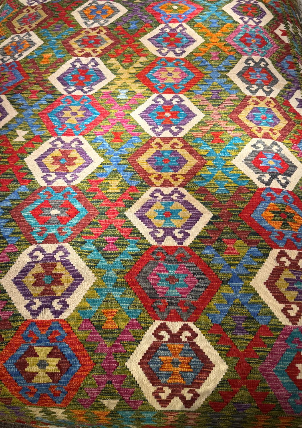 Hand Woven Kilim 11&#39;6&quot; x 8&#39; 4&quot;