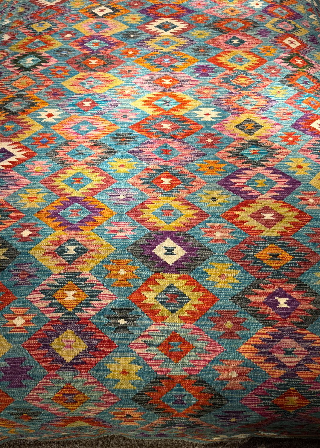 Hand Woven Kilim 11&#39; 6&quot; x 8&#39; 1&quot;