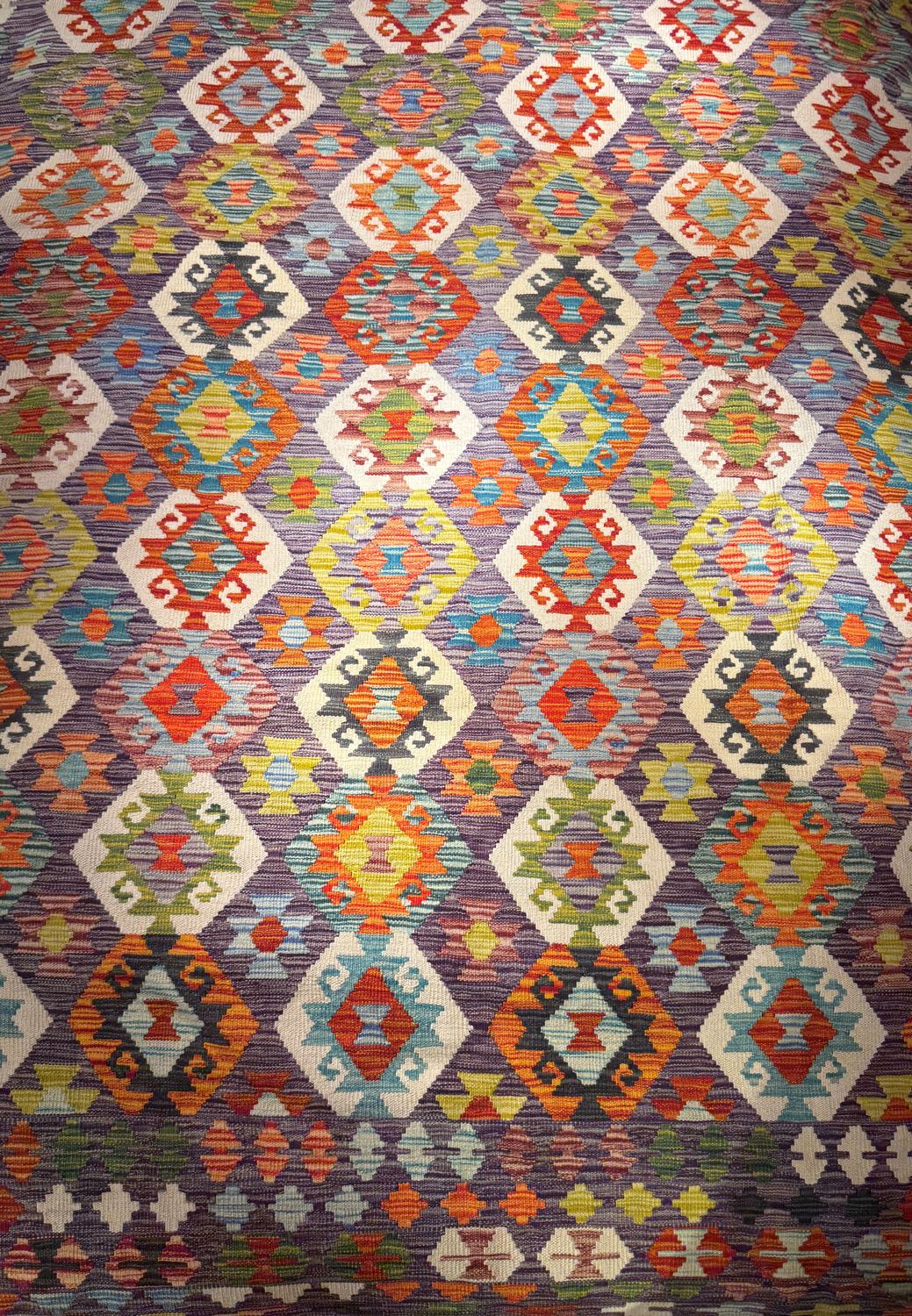 Hand Woven Kilim 9&#39;11&quot; x8&#39; 4&quot;