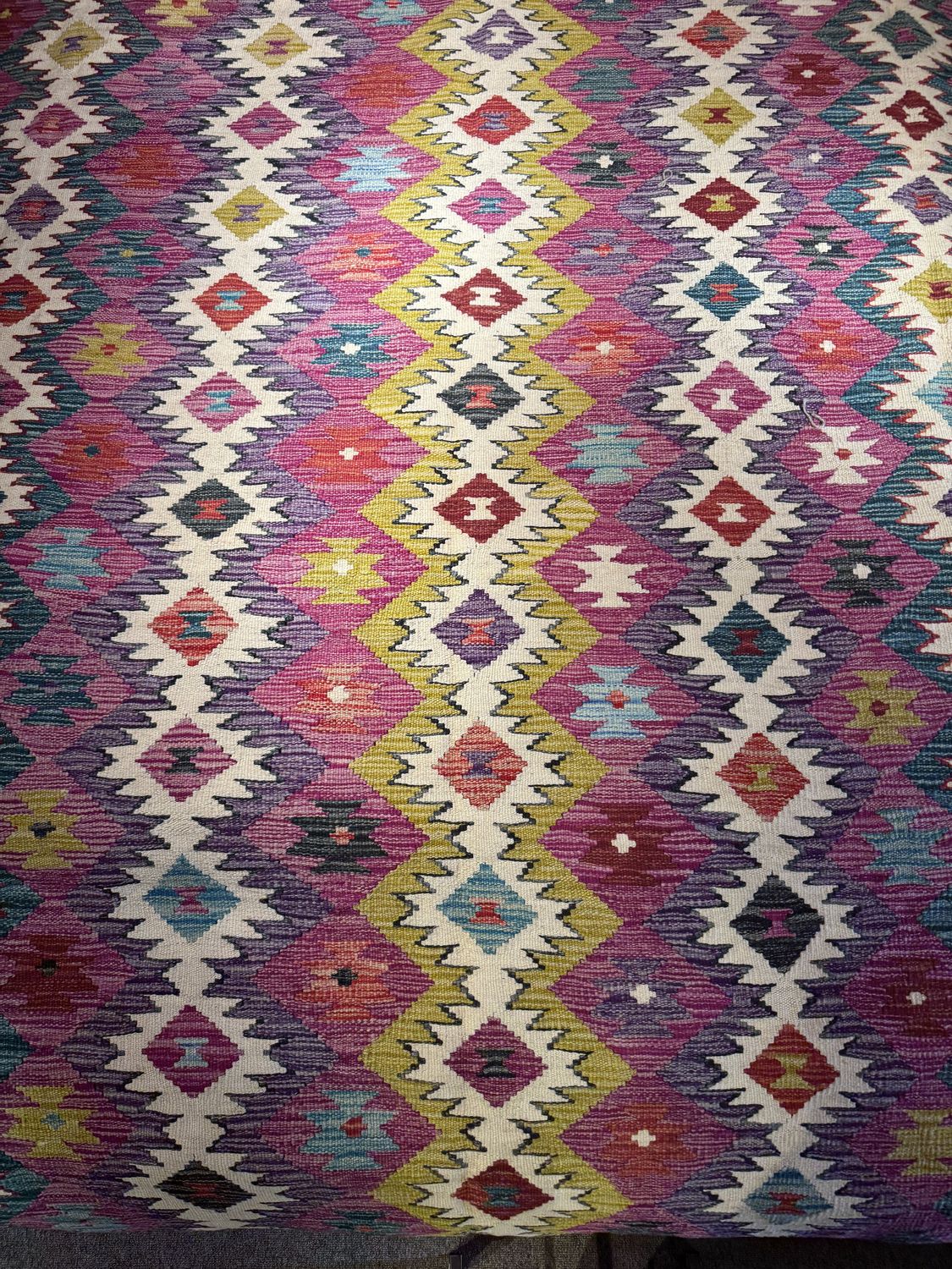 Hand Woven Kilim 11&#39; 4&quot; x 8&#39;