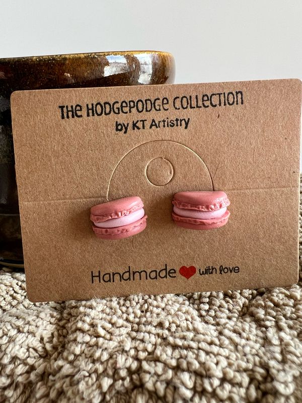 Petite Macaron Stud Earrings