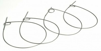 Charcoal Companion Flexible Wire BBQ Spiesenset 4-delig RVS Charcoal Companion Flexible Wire BBQ Spiesenset 4-delig RVS