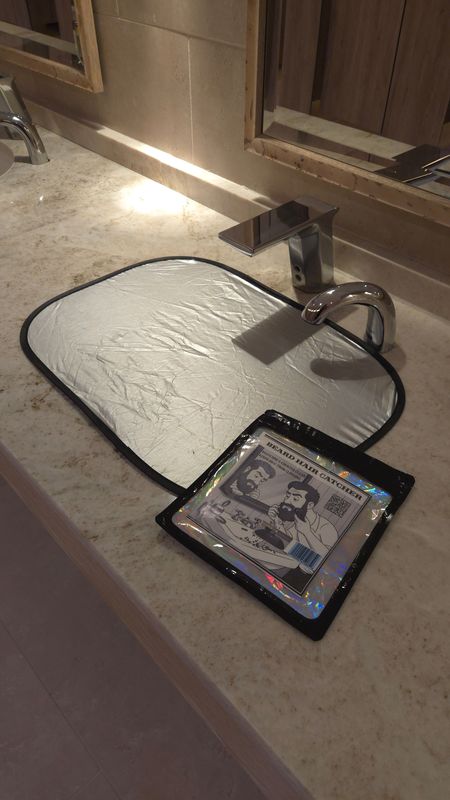 Beard Hair Catcher/ Sink Cover