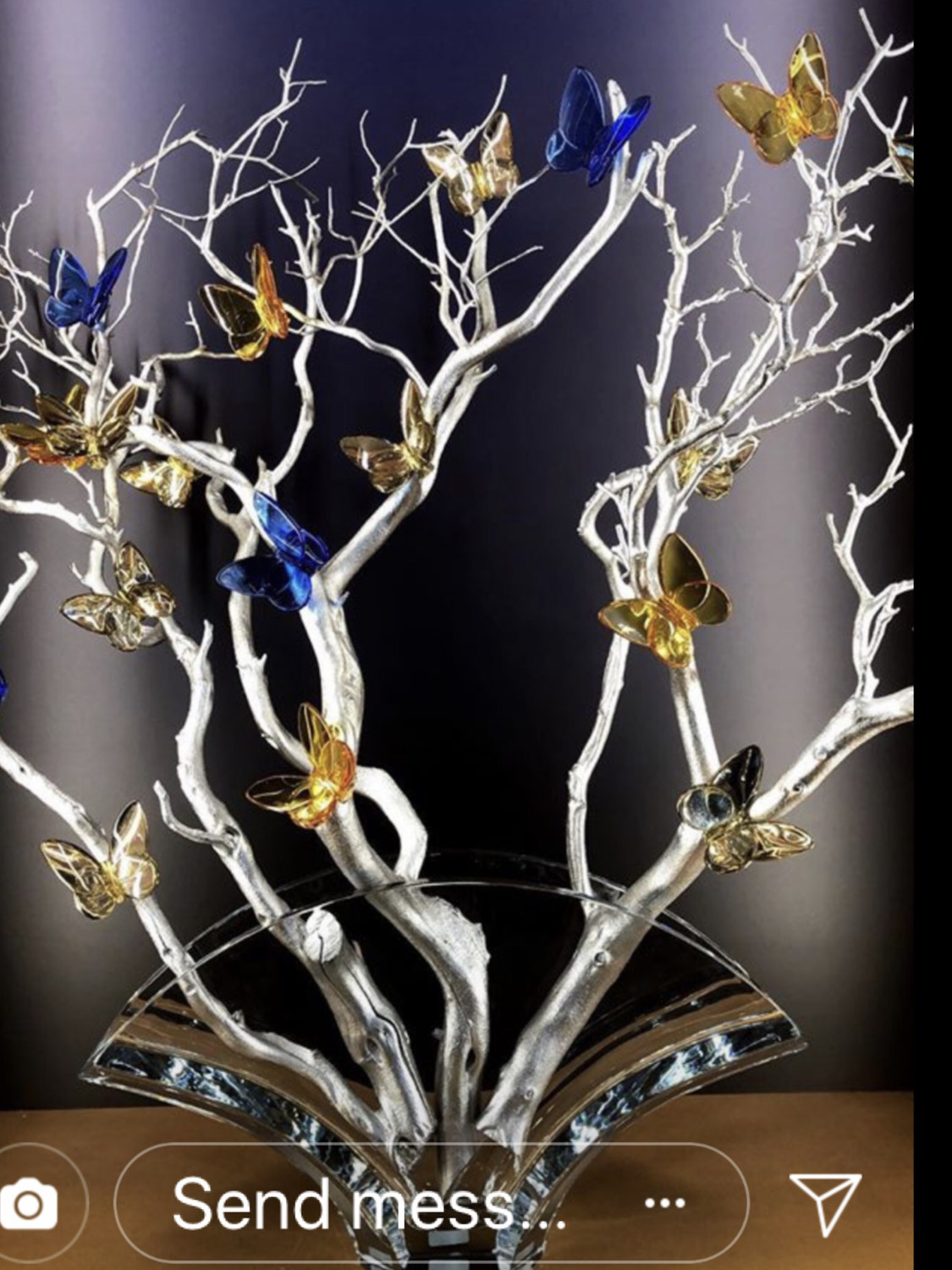 Baccarat Irridescent Butterfly PURCHASED