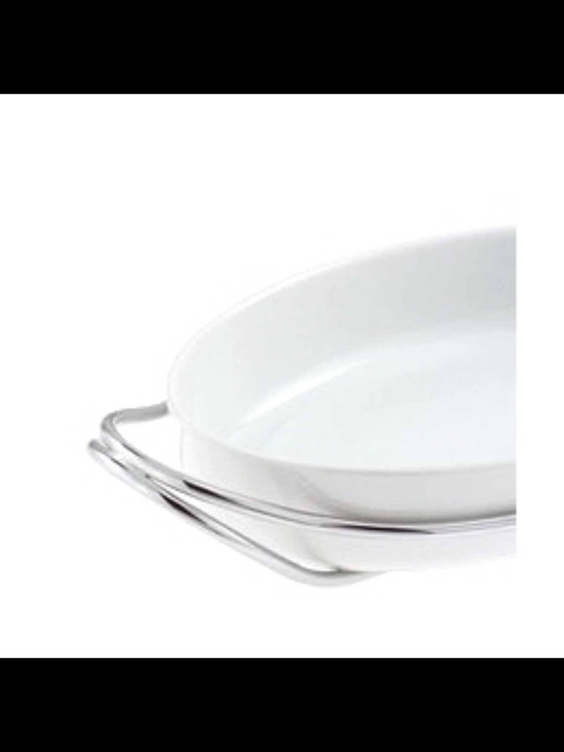 Sambonet New Living Oval Silver Server