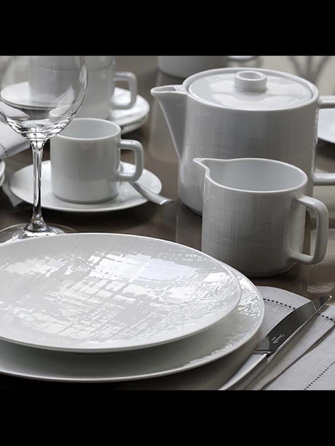 Bernardaud Organza Dinnerware 12 Dinner, Salad And Rim Soups $75 Per 3 Piece Place Setting 4 PURCHASED. NEEDS 8