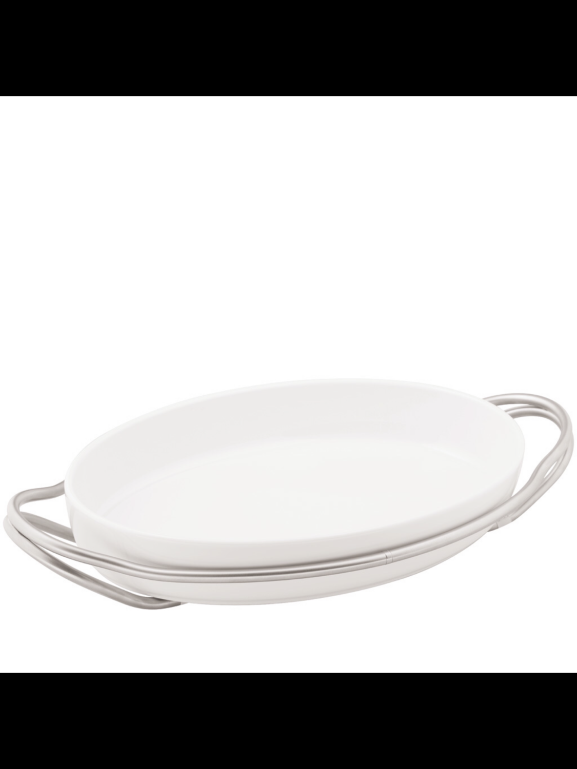 Sambonet New Living Large Silver Oval Server 