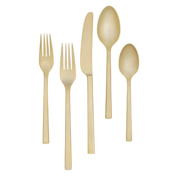 Vera Wang Gold Flatware 14 Place Settings $195 Per Place Setting