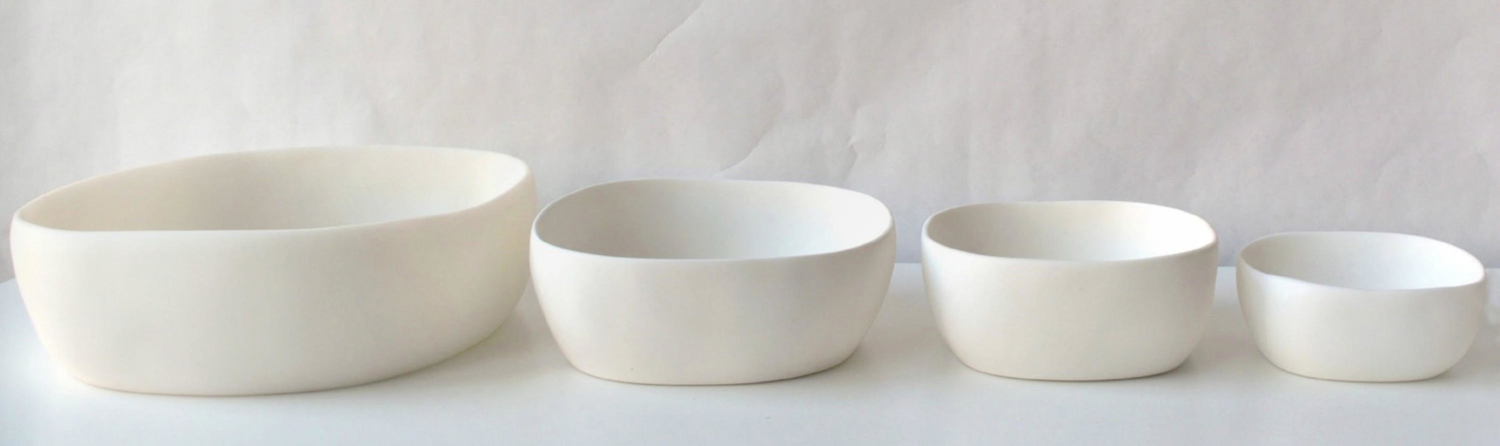 Tina Frey 2 Large Square Salad Bowl $150 Each PURCHASED