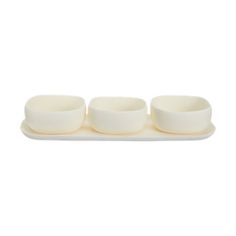 Tina Frey Dip Bowls on Tray (with three spoons, not shown) PURCHASED
