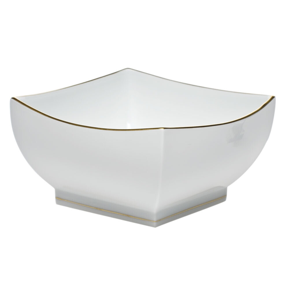 Herend Golden Edge 2 Square Bowls $165 Each