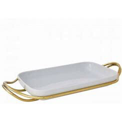 Sambonet Gold New Living Rectangular Baker